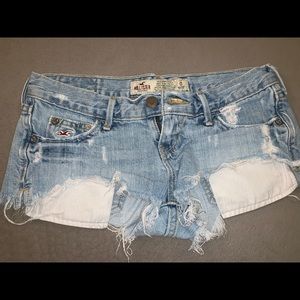 Festival quality!! Cstm distressed shortie shorts